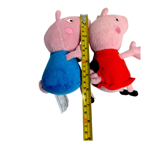 Peppa Pig Family Plush Stuffed Animal Set of 4 Mommy Daddy Peppa & George - Picture 6 of 8